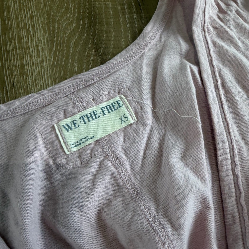 We The Free Dusty Mauve Scoop Neck Tank